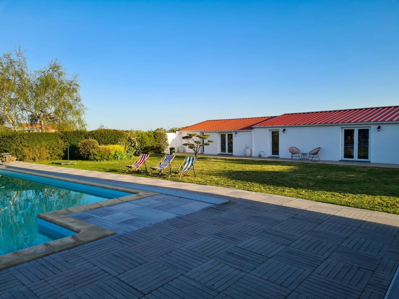 Ty Grain De Sel : Logement Privatif Avec Piscine, Jardin Et Patio Chauve ภายนอก รูปภาพ